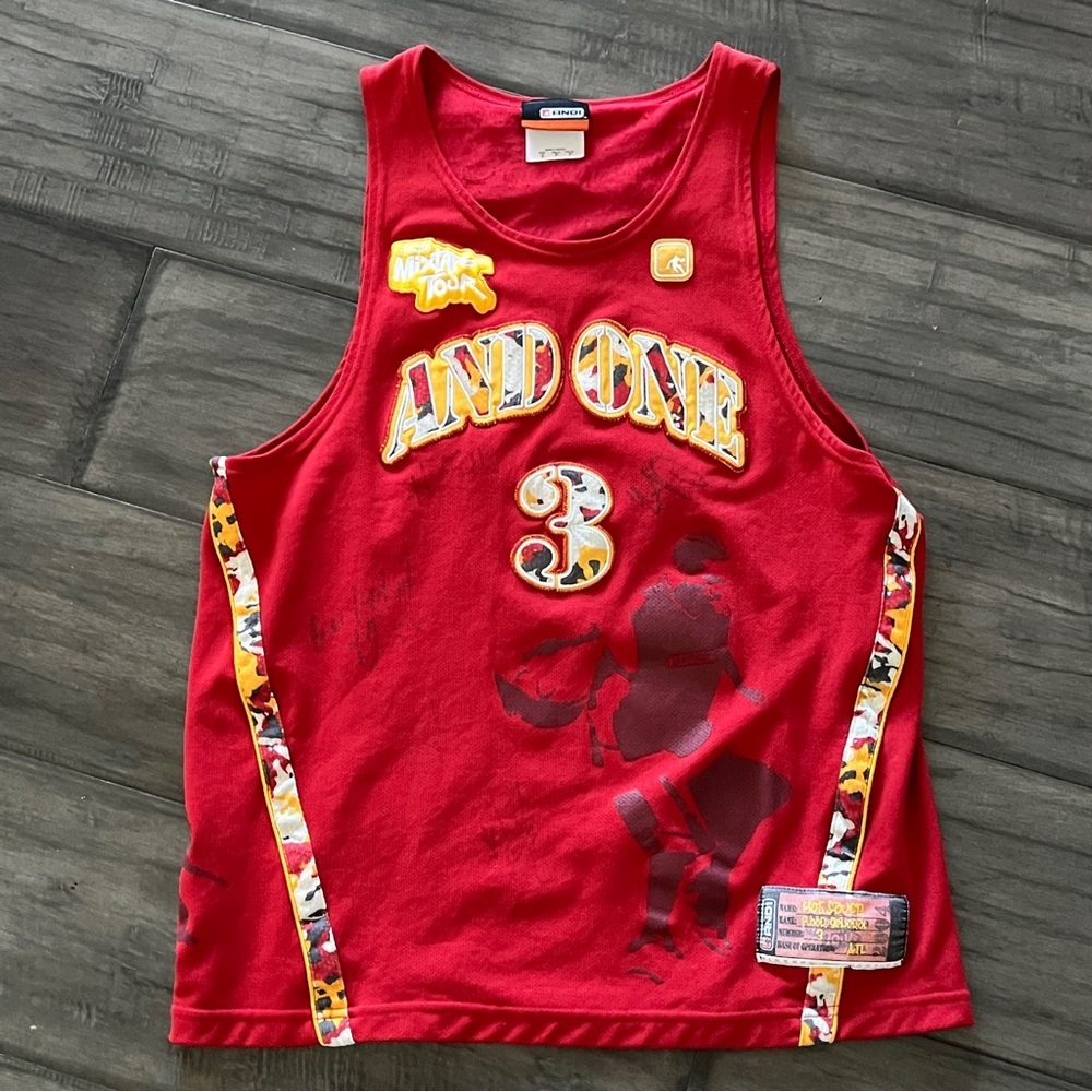And1 Mixtape Tour Hot Sauce Jersey - Size Small